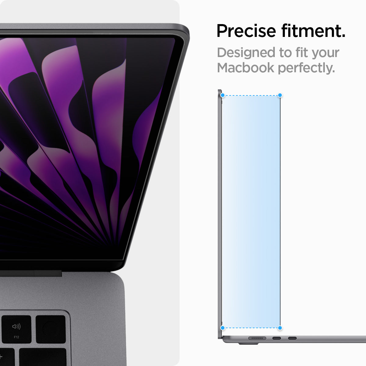 Spigen Safe View for MacBook Air (M5 / M4 / M3 / M2) - MacBook Air 15-inch
