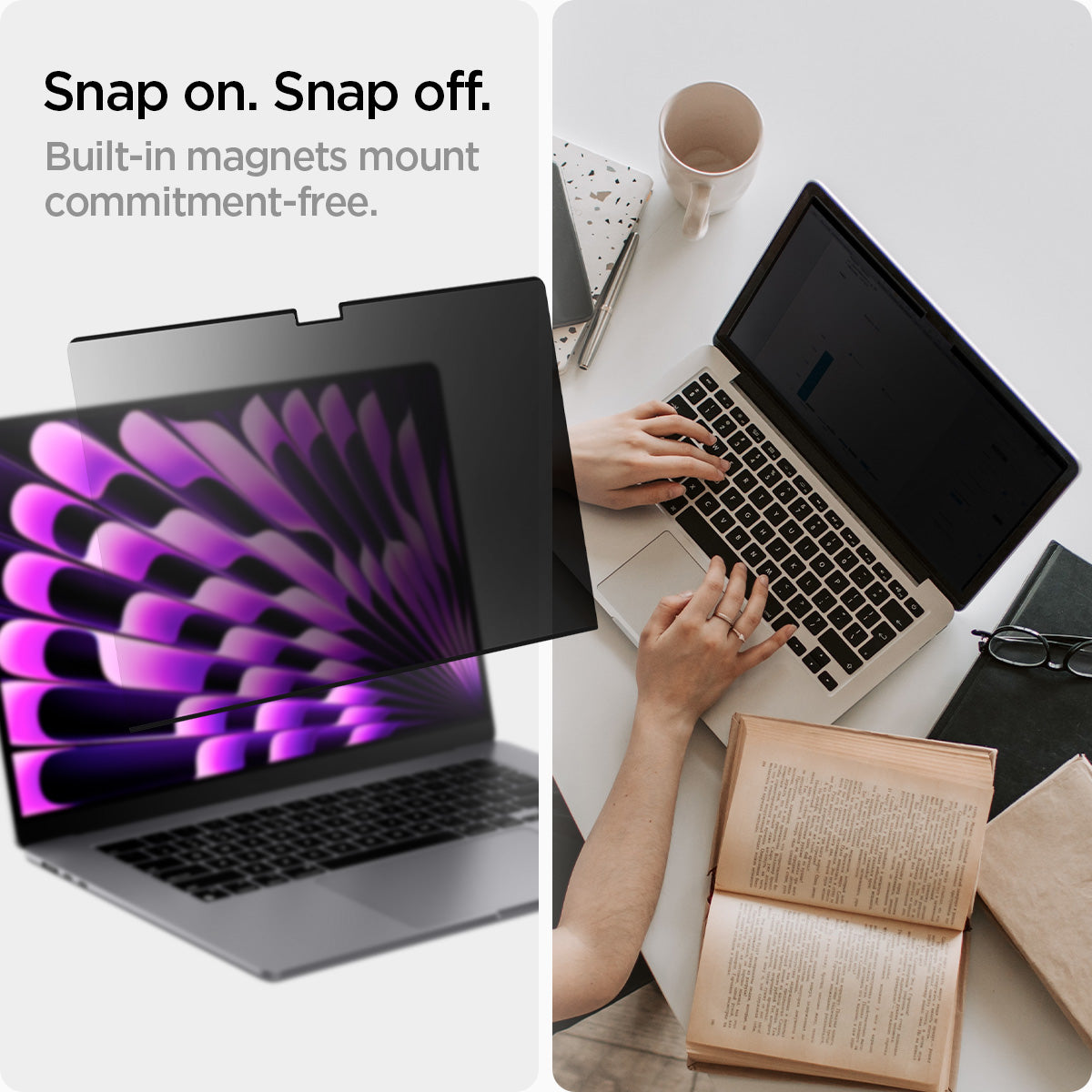 Spigen Safe View for MacBook Air (M5 / M4 / M3 / M2) - MacBook Air 15-inch