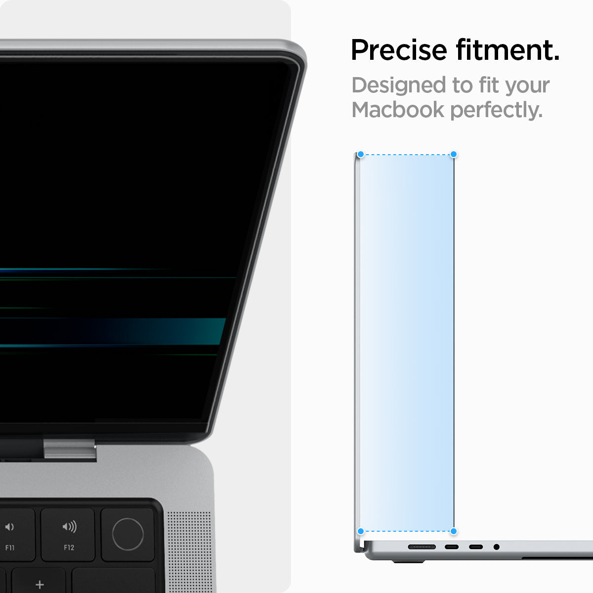 Spigen Safe View Privacy Screen Protector for MacBook Pro (M5 / M4 / M3 / M2 / M1) - MacBook Pro 14-inch