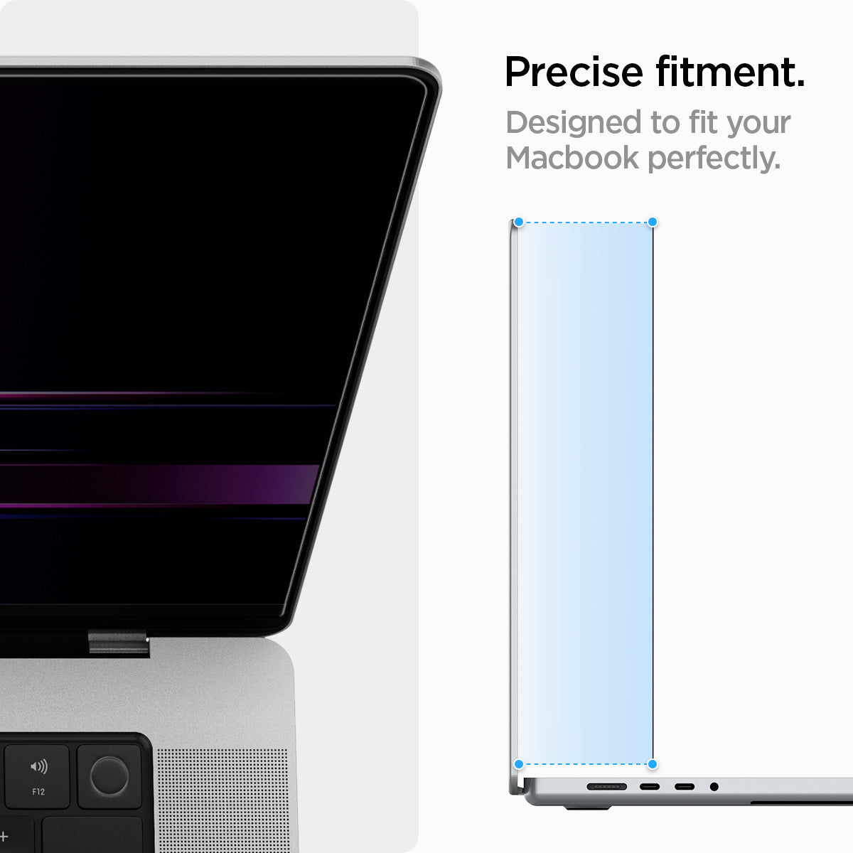 Spigen Safe View Privacy Screen Protector for MacBook Pro (M5 / M4 / M3 / M2 / M1) - MacBook Pro 16-inch