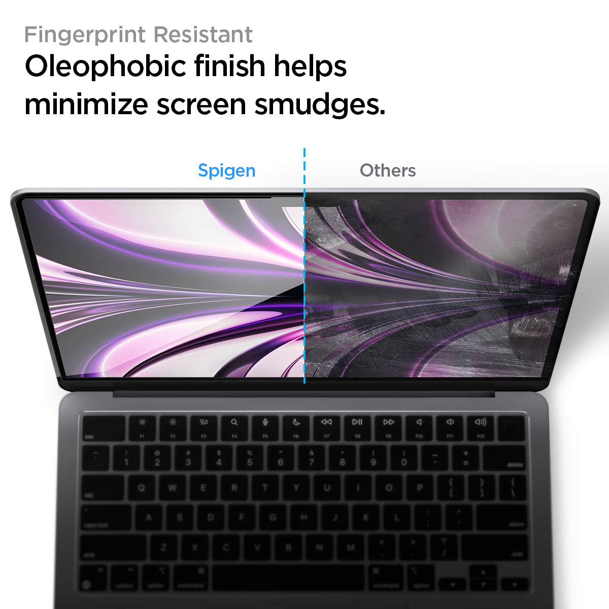 Spigen GLAS.tR SLIM Screen Protector for MacBook Air (M5 / M4 / M3 / M2) - MacBook Air 13-inch