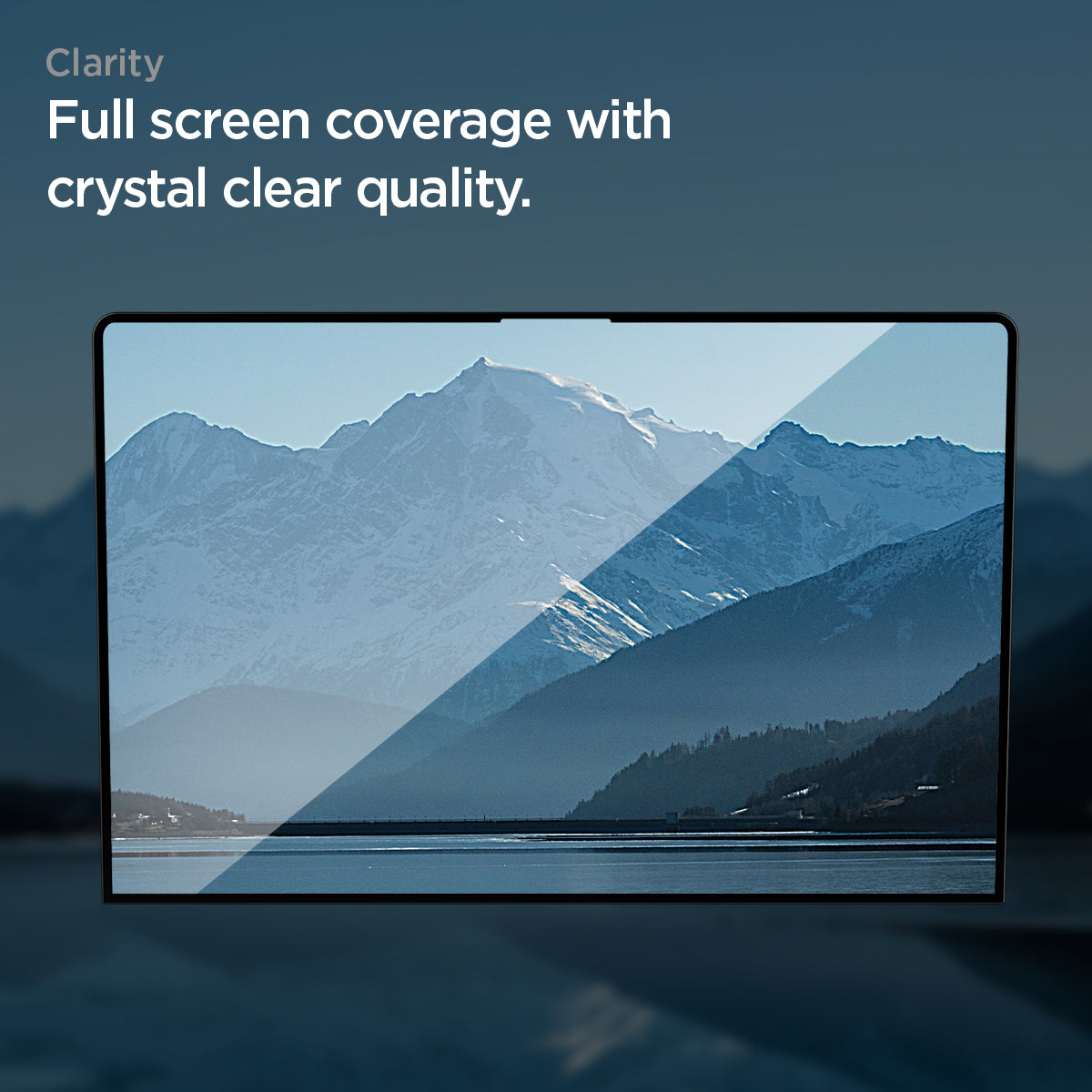 Spigen GLAS.tR SLIM Screen Protector for MacBook Air (M5 / M4 / M3 / M2) - MacBook Air 13-inch
