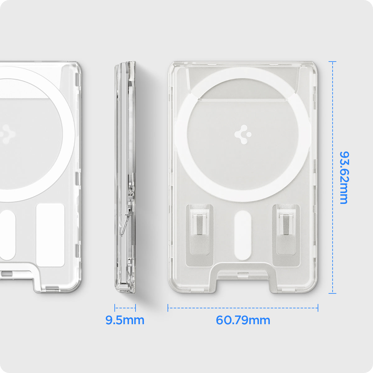 حافظة بطاقات Spigen Ultra Hybrid MagFit Wallet (MagFit) Clear