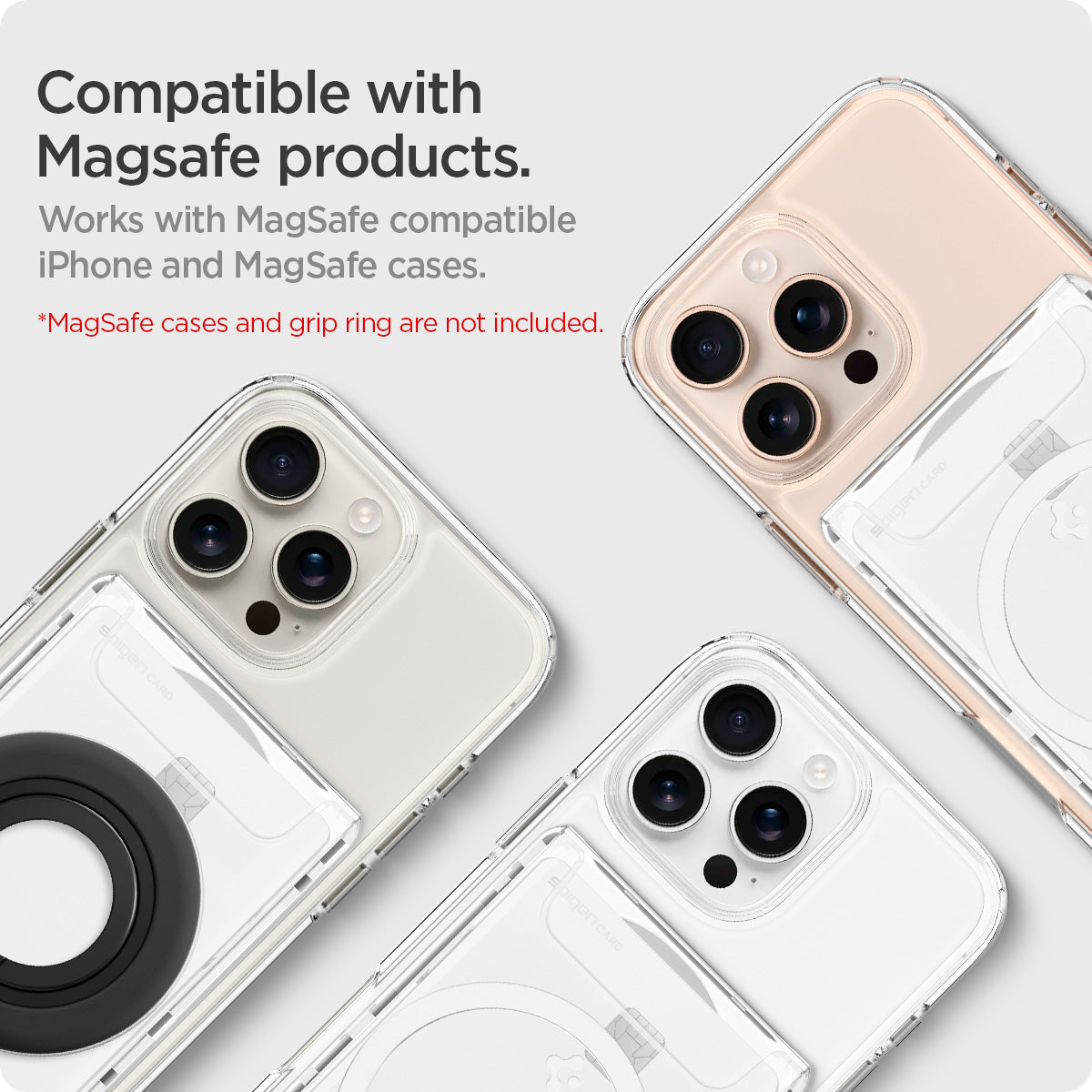 حافظة بطاقات Spigen Ultra Hybrid MagFit+ Wallet (MagFit)