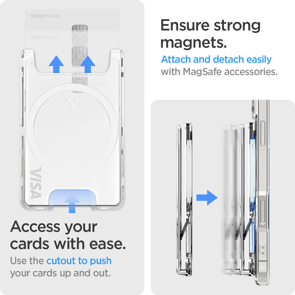 حافظة بطاقات Spigen Ultra Hybrid MagFit+ Wallet (MagFit)