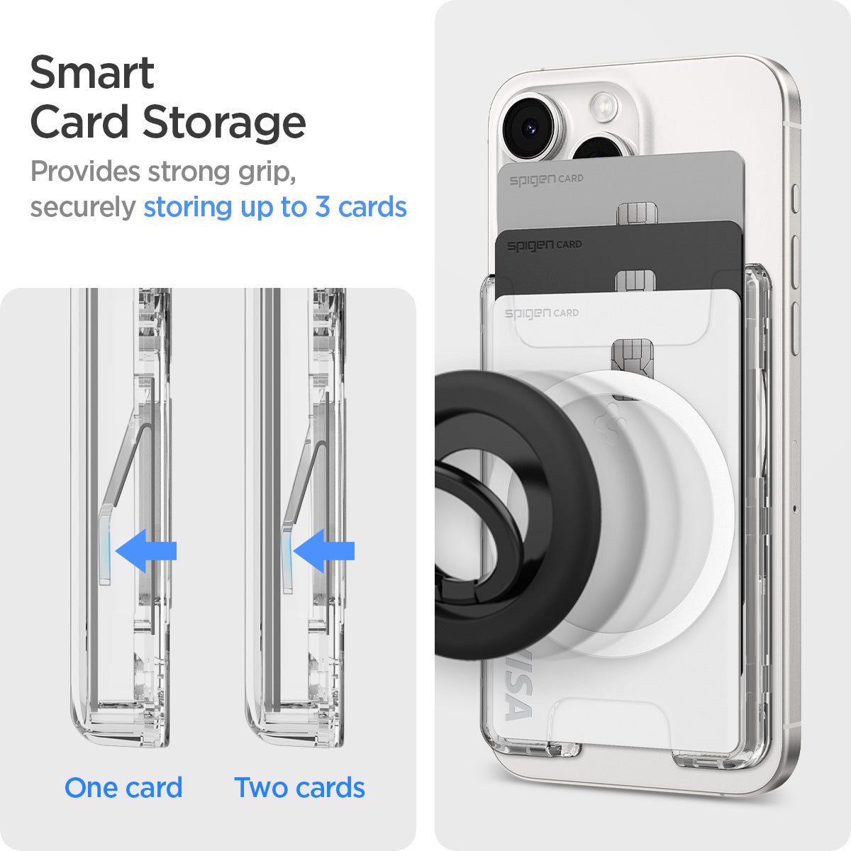 حافظة بطاقات Spigen Ultra Hybrid MagFit+ Wallet (MagFit)