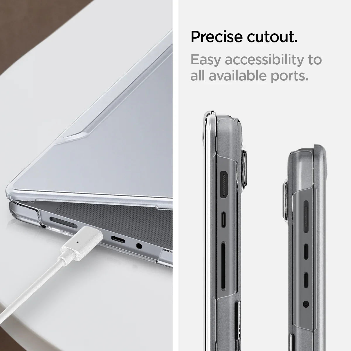 Spigen Thin Fit Clear Case for MacBook Pro 14" M4 / M3 / M2 / M1