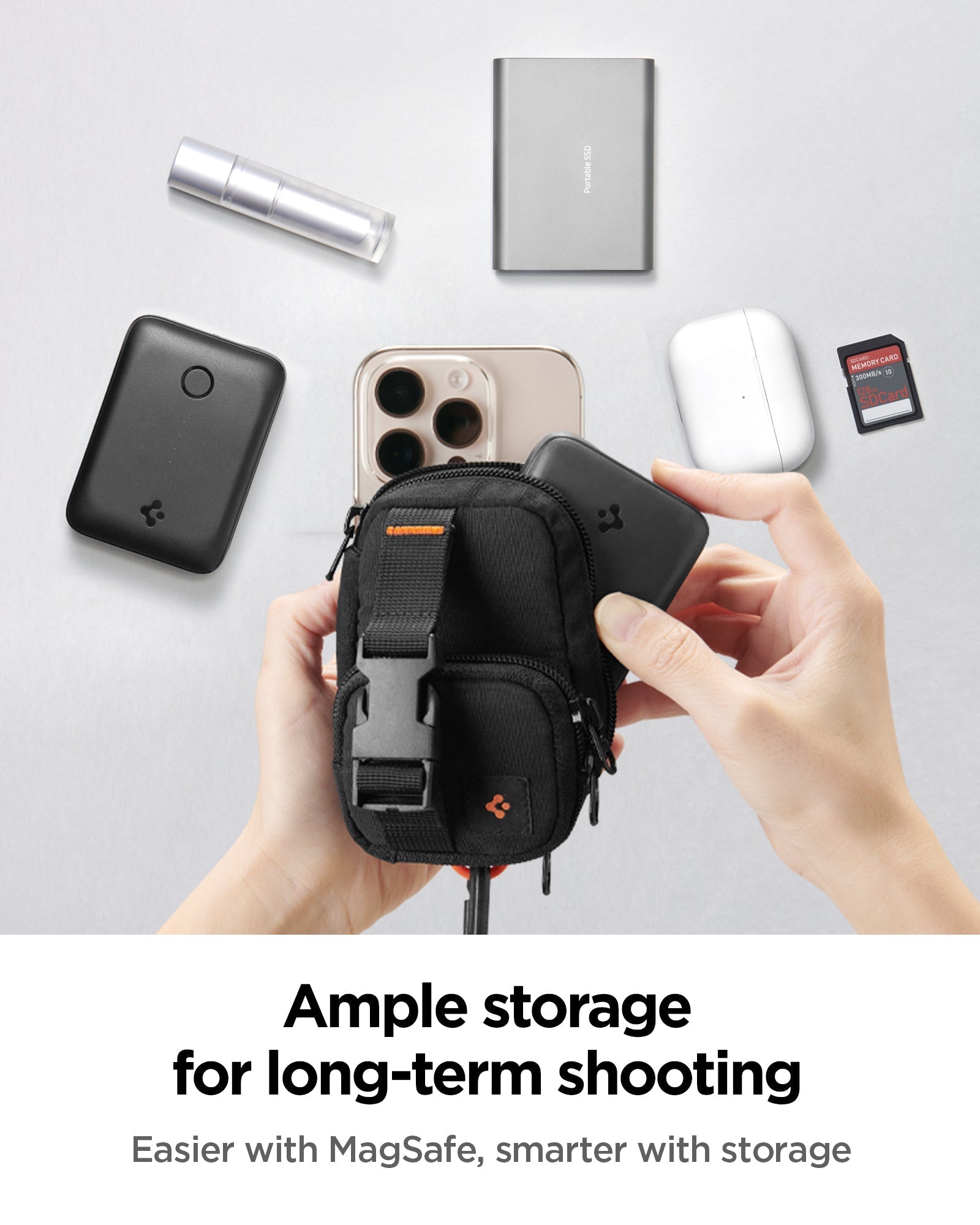 Spigen Snap Zip (MagFit) MagSafe Card Holder