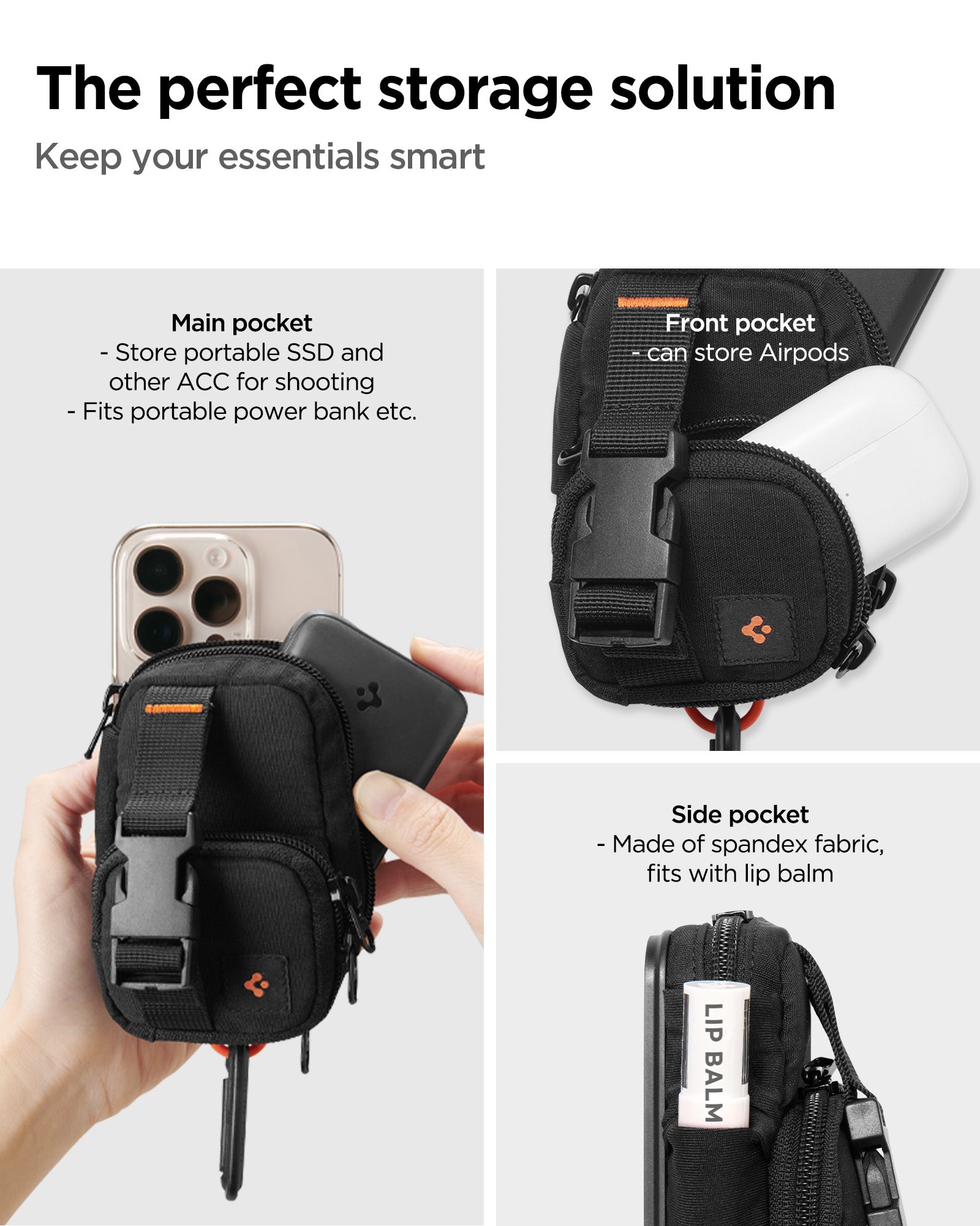 Spigen Snap Zip (MagFit) MagSafe Card Holder