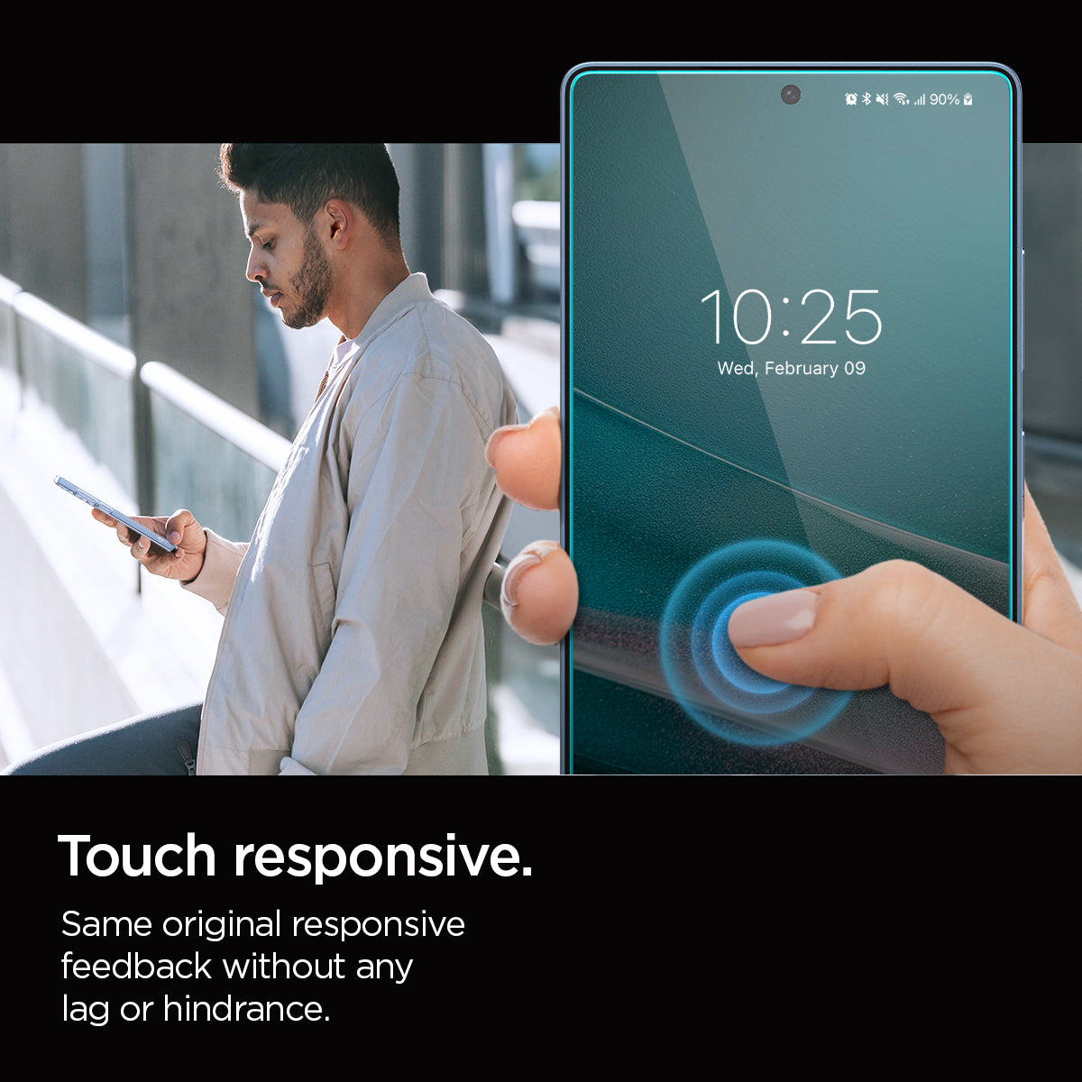 Spigen GLAS.tR EZ Fit | Privacy Screen Protector (2-Pack) for Samsung Galaxy S25 Ultra