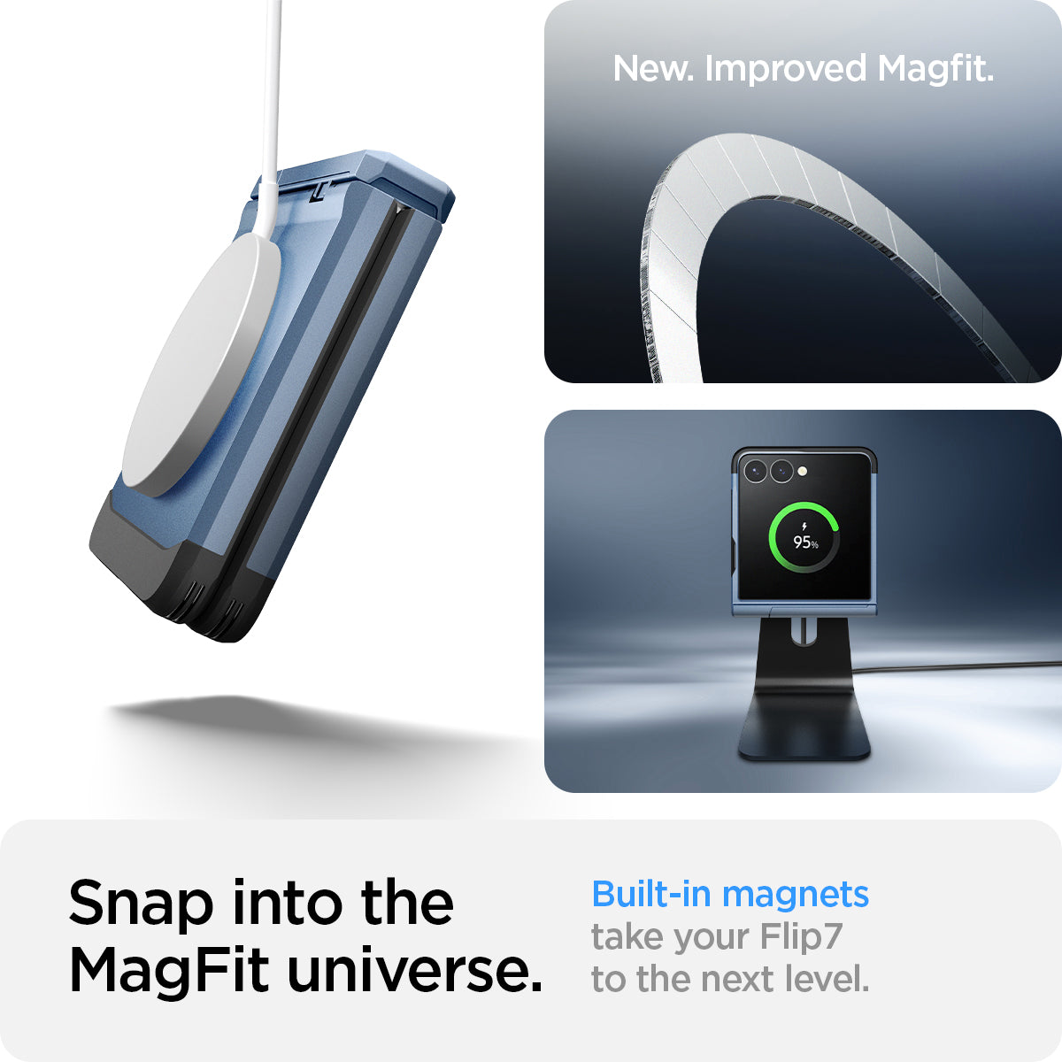 جراب Spigen Tough Armor Pro (MagFit) Case for Samsung Galaxy Z Flip 7