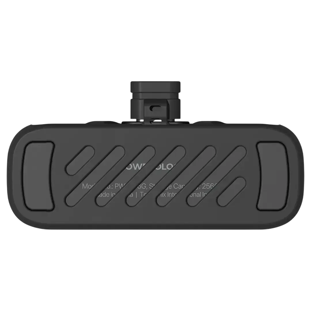 Powerology VaultX 256GB Mini Portable SSD Drive - Black