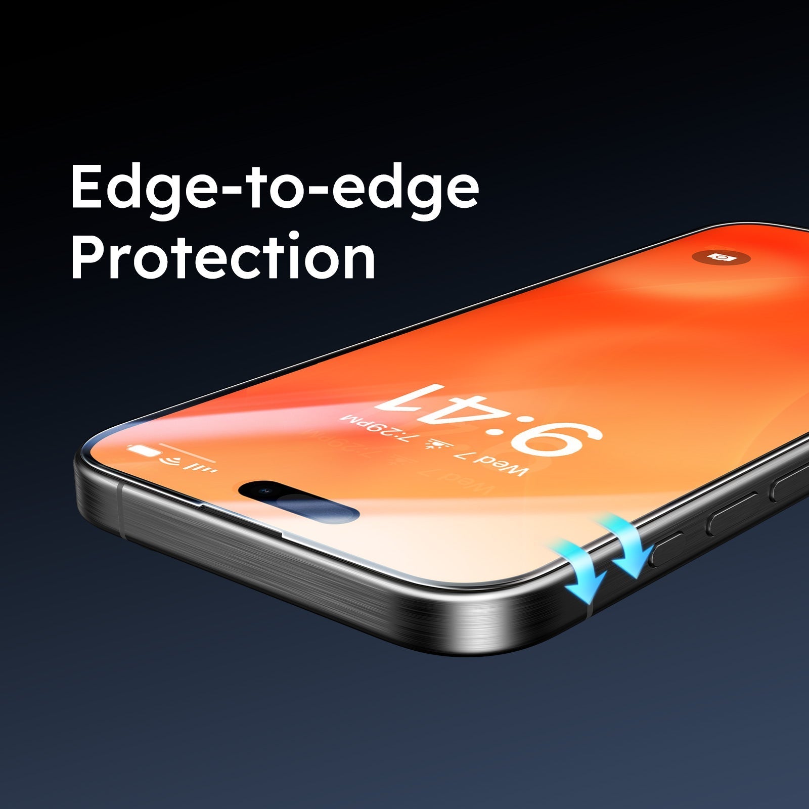 واقي شاشة الخصوصية الزجاجي المقسى TORRAS GlassGo لجهاز iPhone 16 Plus - عبوة واحدة