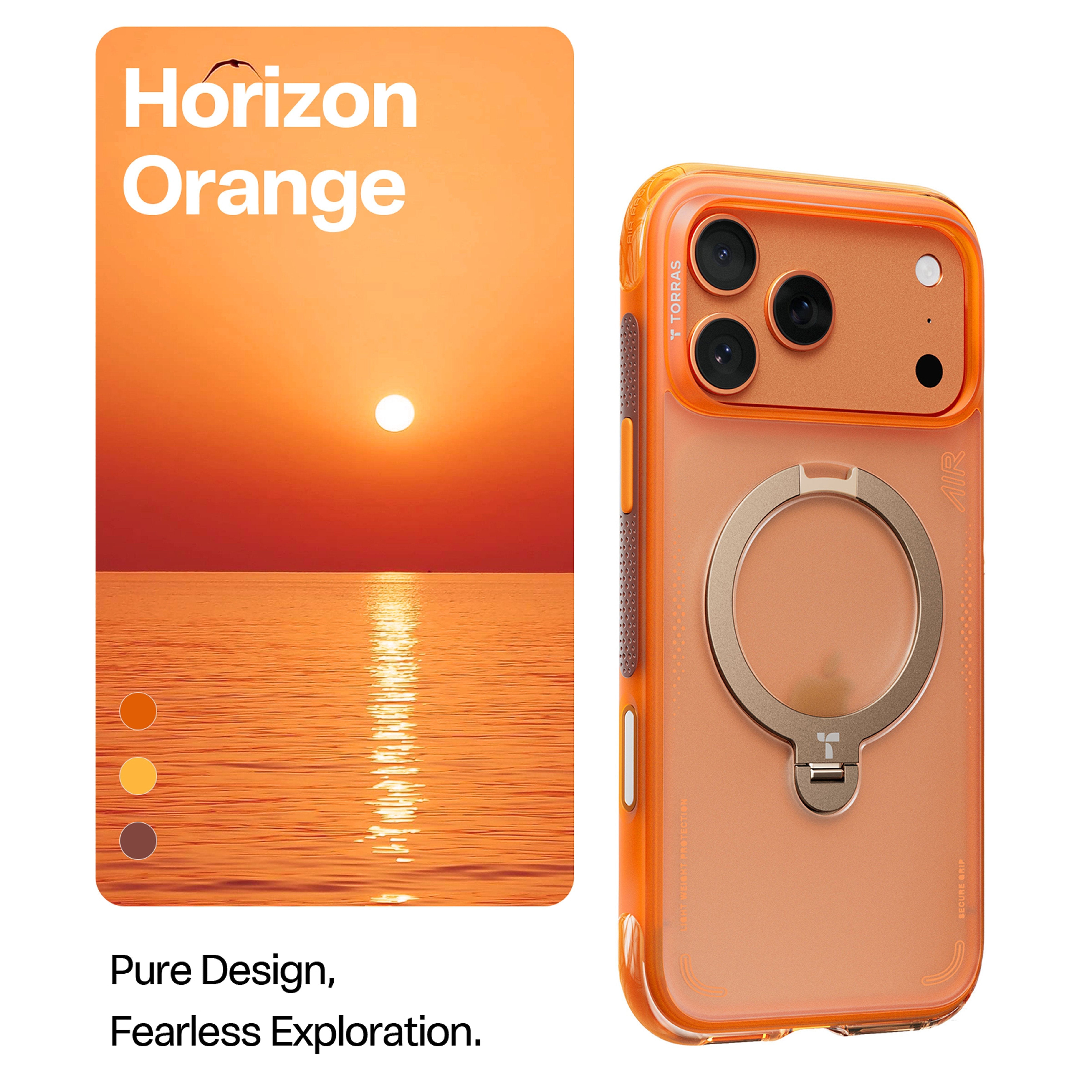 Torras Ostand Q3 Air لهاتف iPhone 17 Pro Max