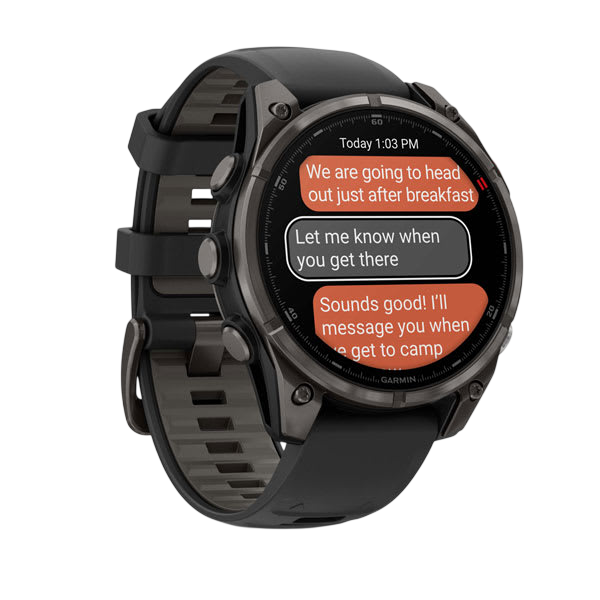 Fenix 8 Pro 47mm Carbon Grey - left