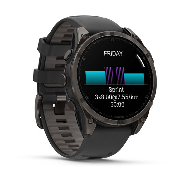 Garmin Fenix 8 AMOLED Sapphire Multisport GPS Smartwatch - Black #color_black