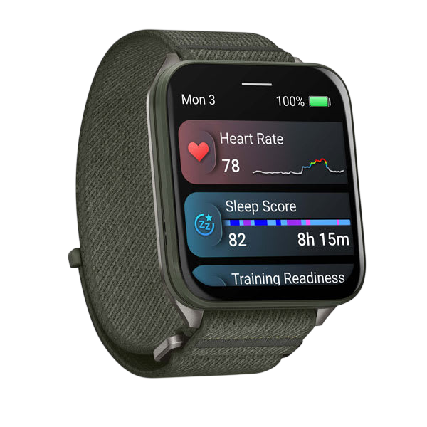 Garmin Venu X1 Moss - left face