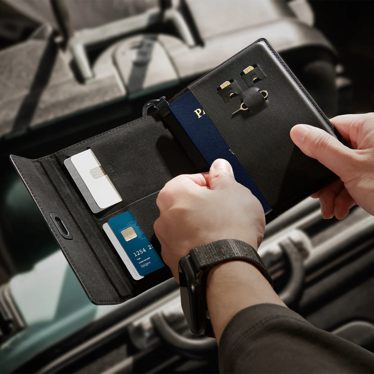 Spigen Passport Card Holder