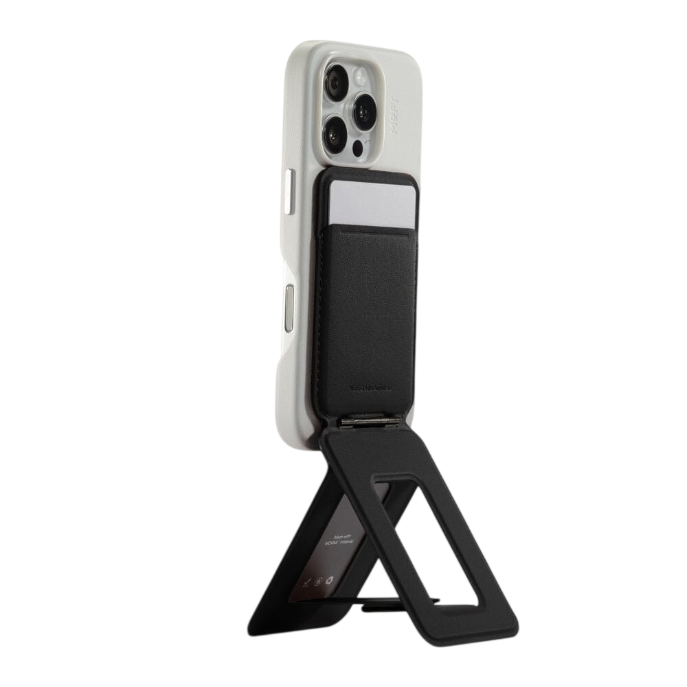 Moft Snap Phone Tripod Wallet MOVAS™ - MagSafe Compatible - Jet Black #color_jet-black