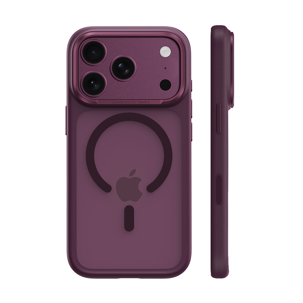 Benks Mist Phone Case for iPhone 18 Pro / 18 Pro Max & iPhone 17 Series (17 / Pro / Pro Max / Air) - Deep Red #color_deep-red