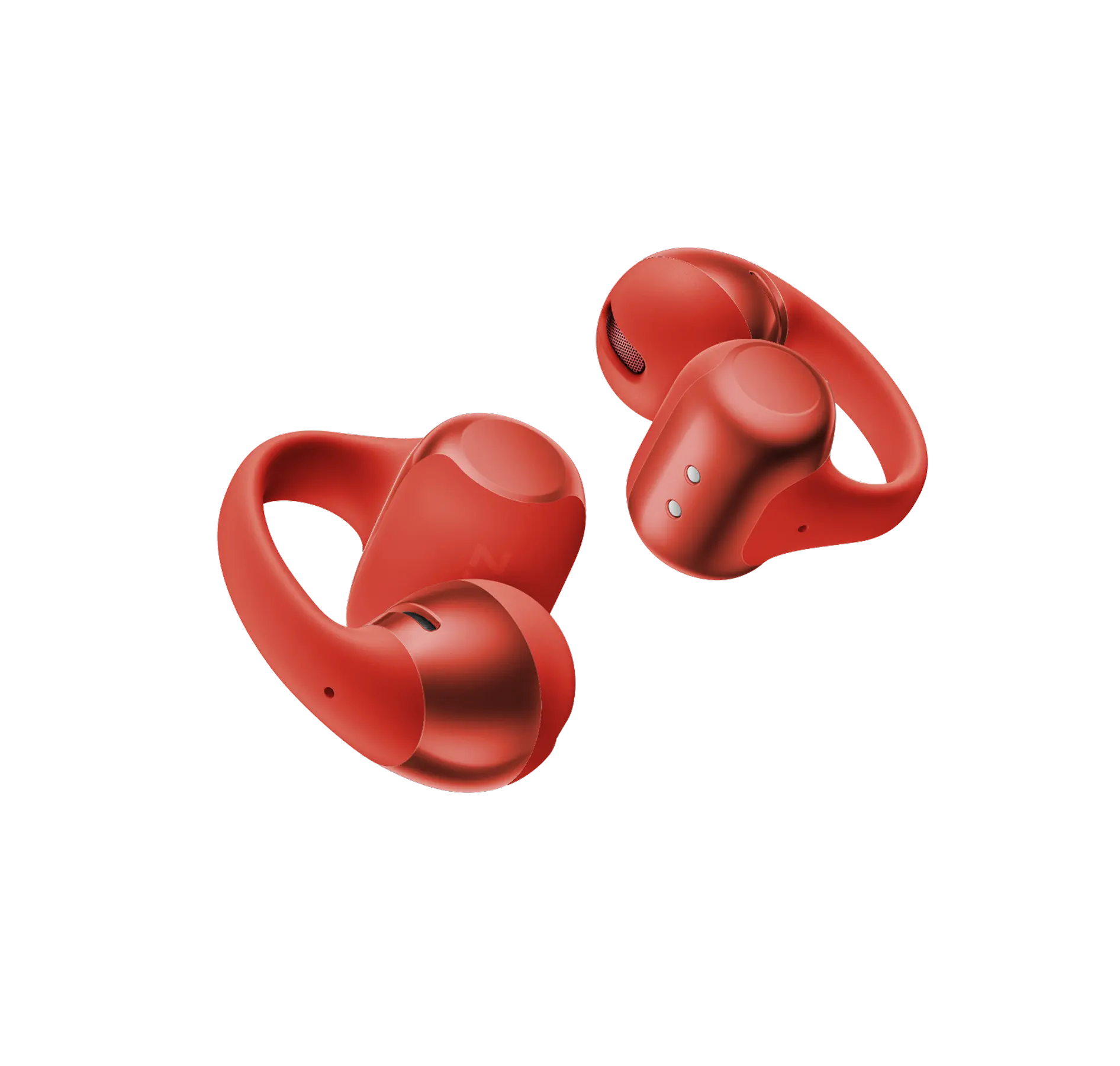 Shokz OpenDots One Clip-On Open-Ear Earbuds - Red