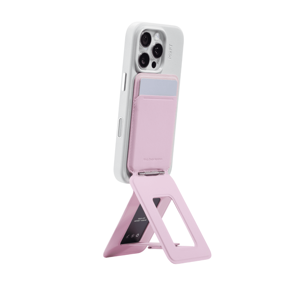 Moft Snap Phone Tripod Wallet MOVAS™ - MagSafe Compatible - Blush #color_blush