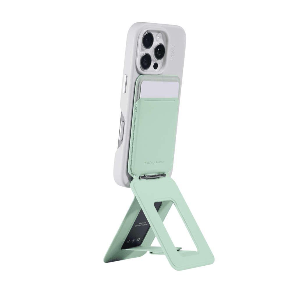Moft Snap Phone Tripod Wallet MOVAS™ - MagSafe Compatible - Peppermint #color_peppermint
