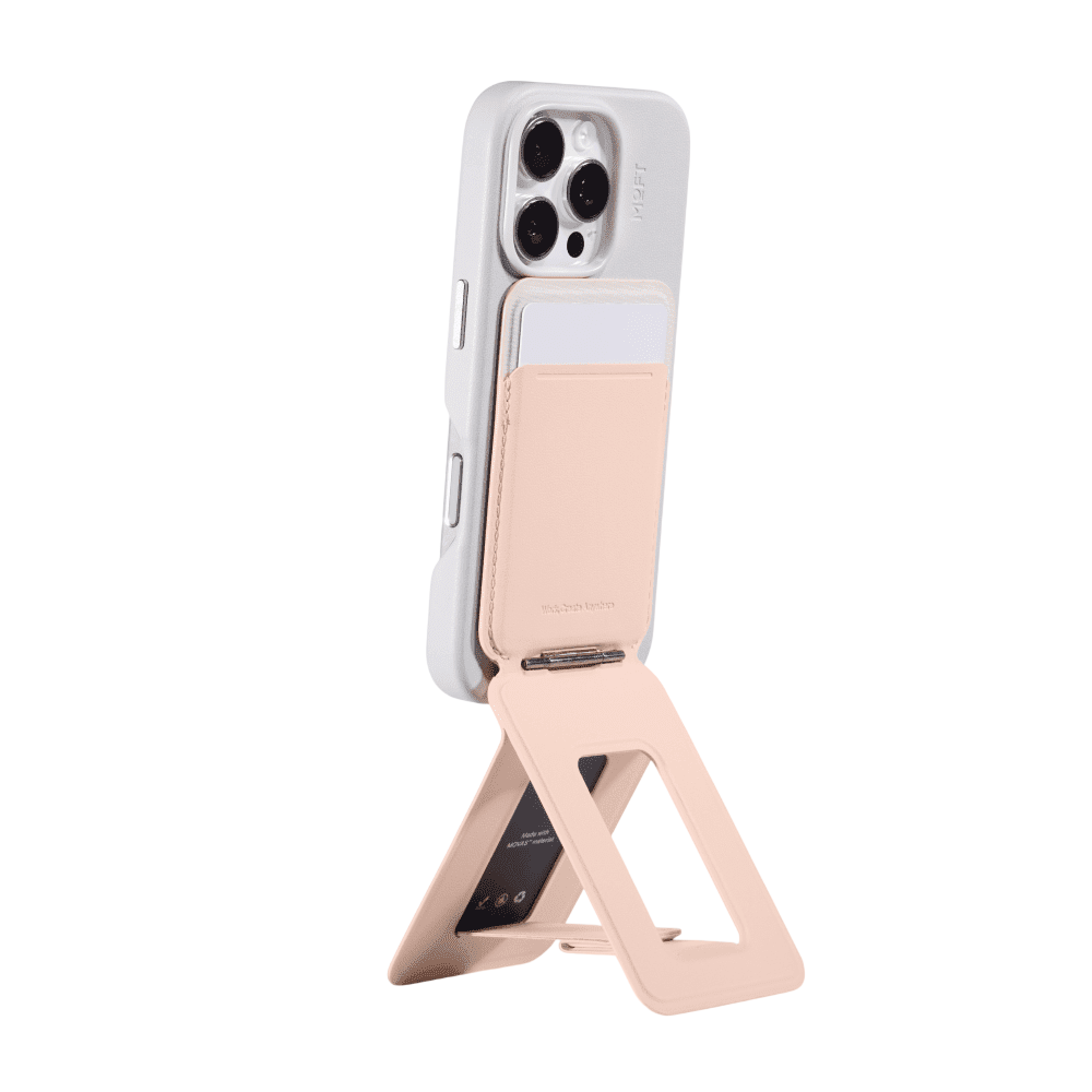 Moft Snap Phone Tripod Wallet MOVAS™ - MagSafe Compatible - Peach pink #color_peach-pink