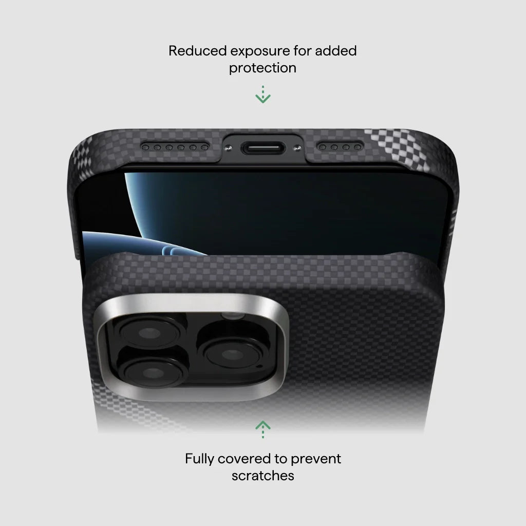 غلاف بيتاكا ريتروس المنسوج اللمسي لهاتف آيفون 16 برو