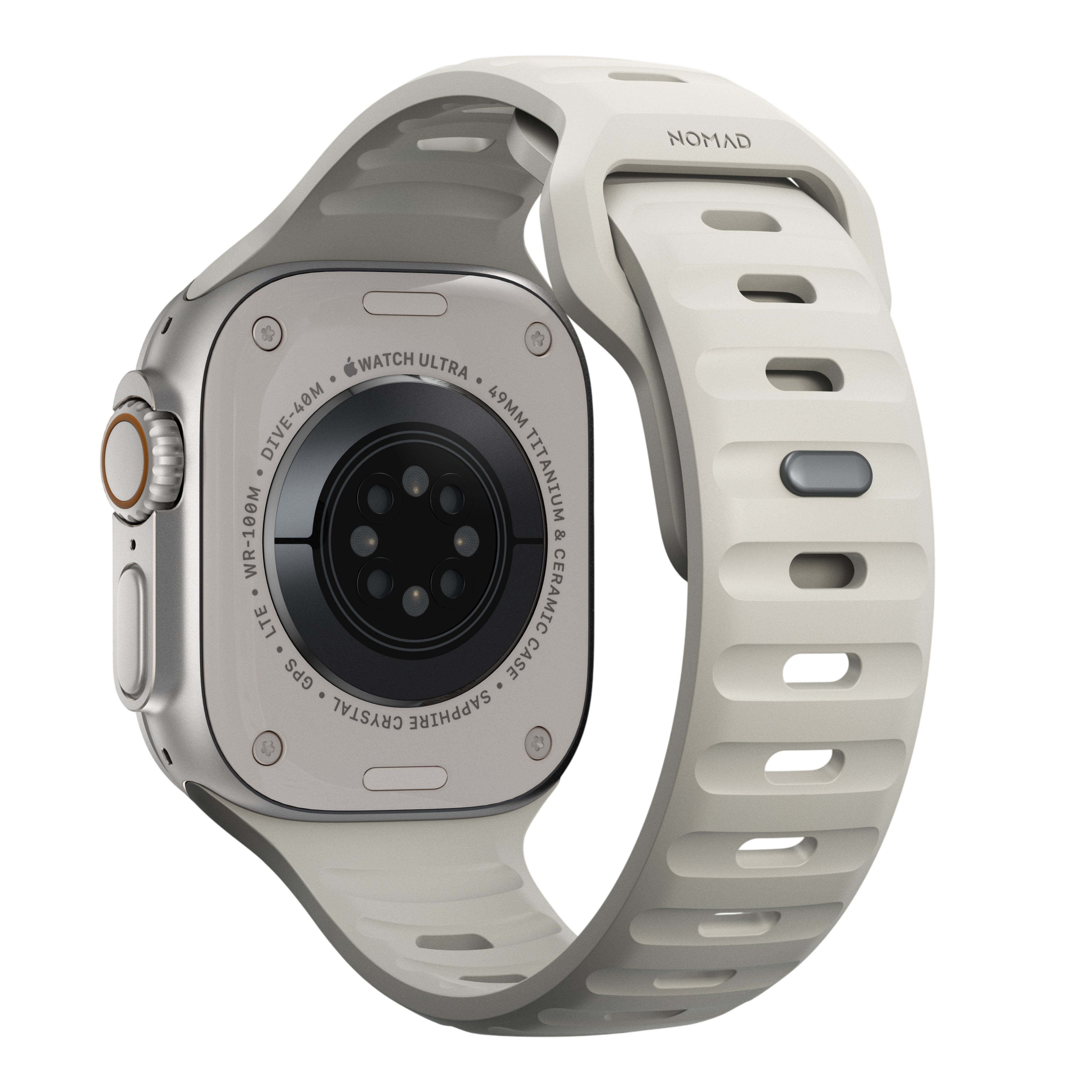 حزام رياضي مقاوم للماء نومات لساعة آبل 49mm / 46mm / 45mm