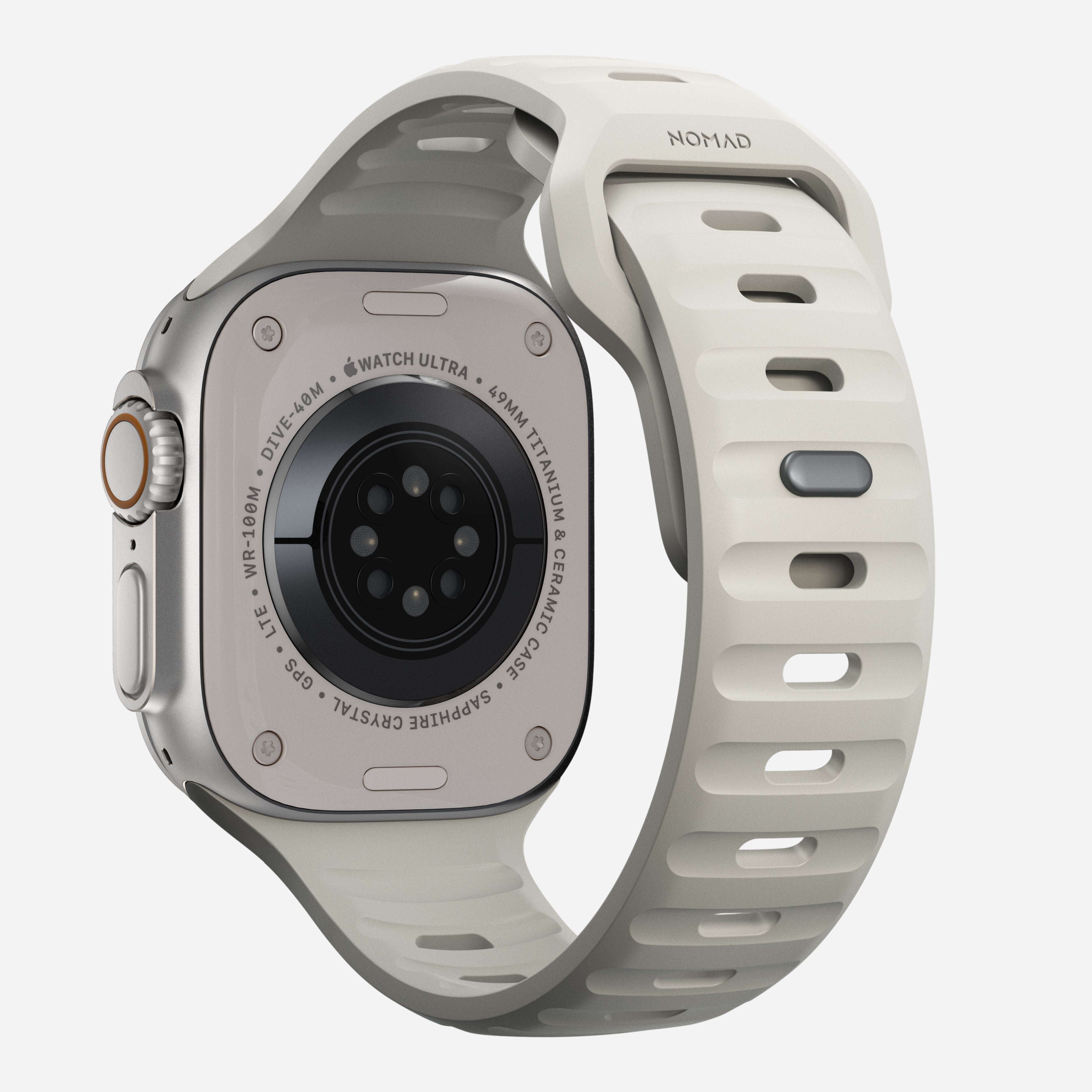 حزام رياضي مقاوم للماء نومات لساعة آبل 49mm / 46mm / 45mm