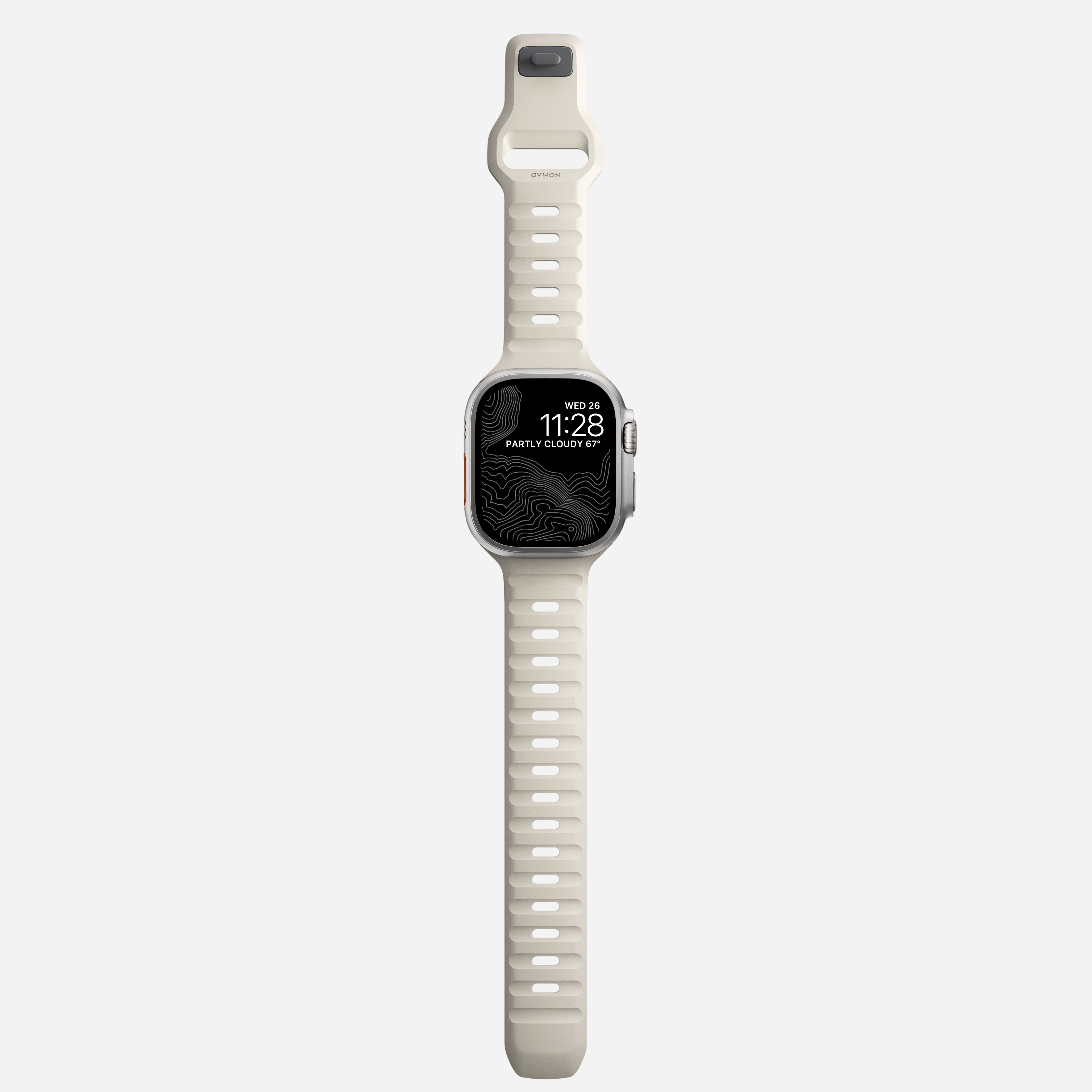 حزام رياضي مقاوم للماء نومات لساعة آبل 49mm / 46mm / 45mm