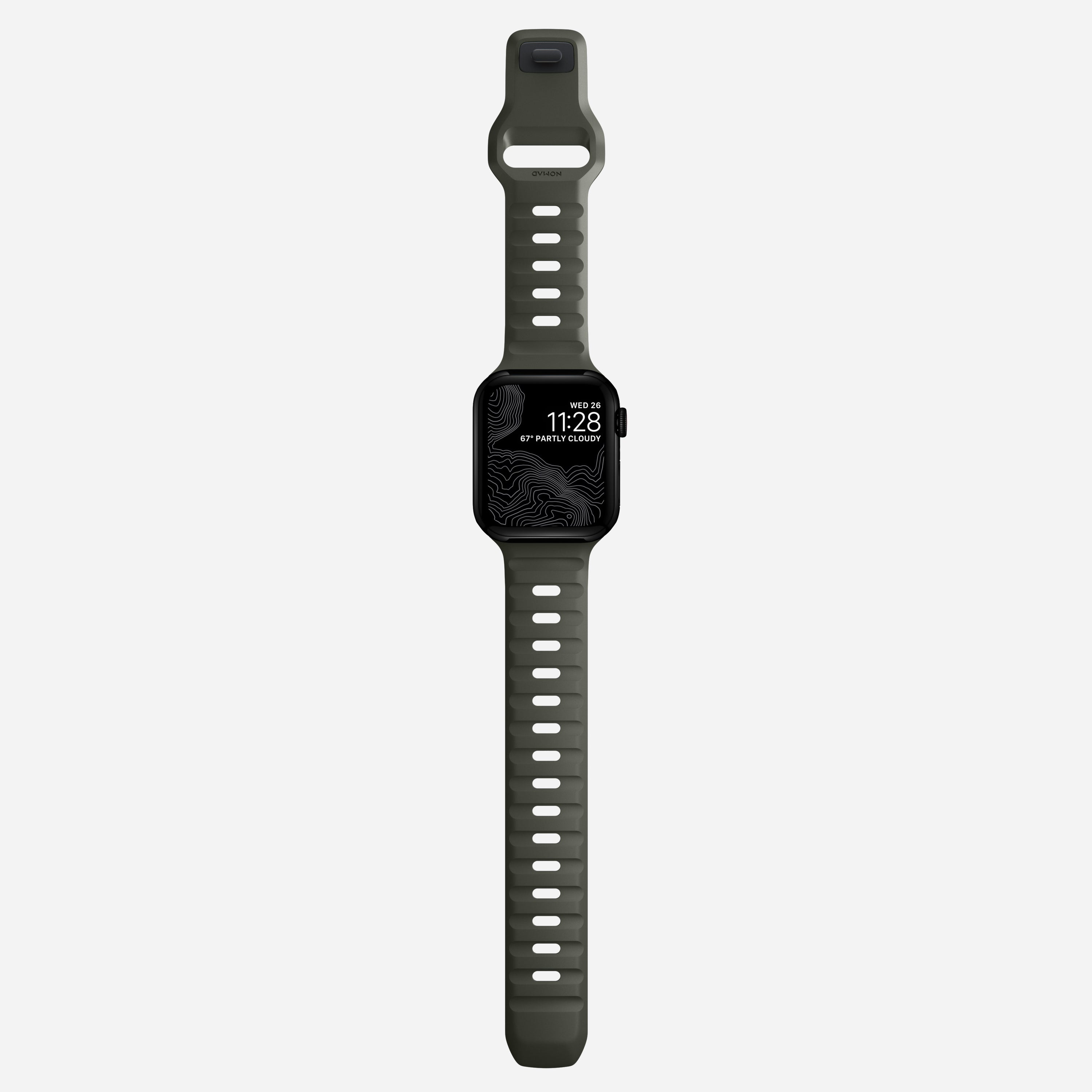 حزام رياضي مقاوم للماء نومات لساعة آبل 49mm / 46mm / 45mm