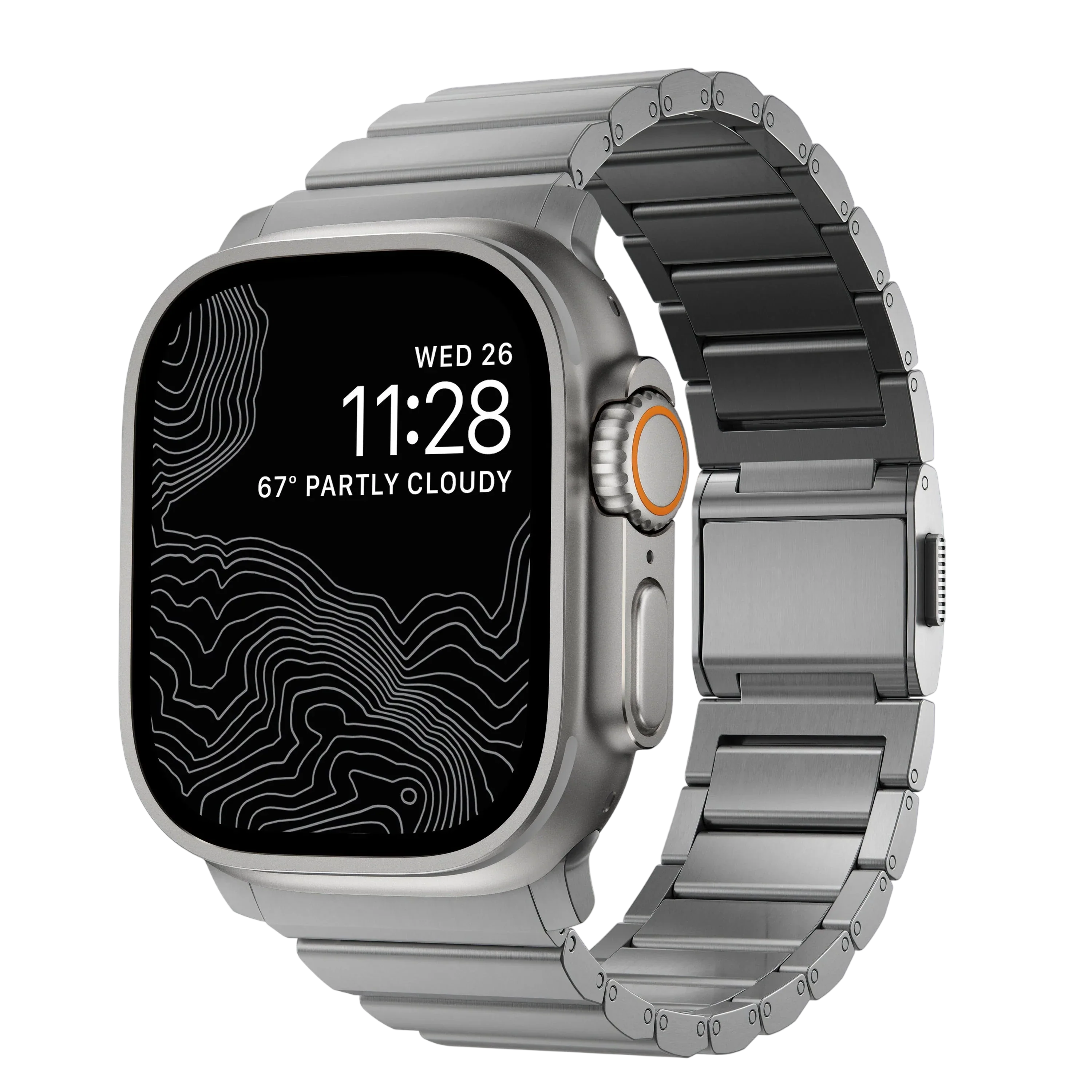 Nomad Natural Hardware Titanium Band for Apple Watch 49mm / 46mm