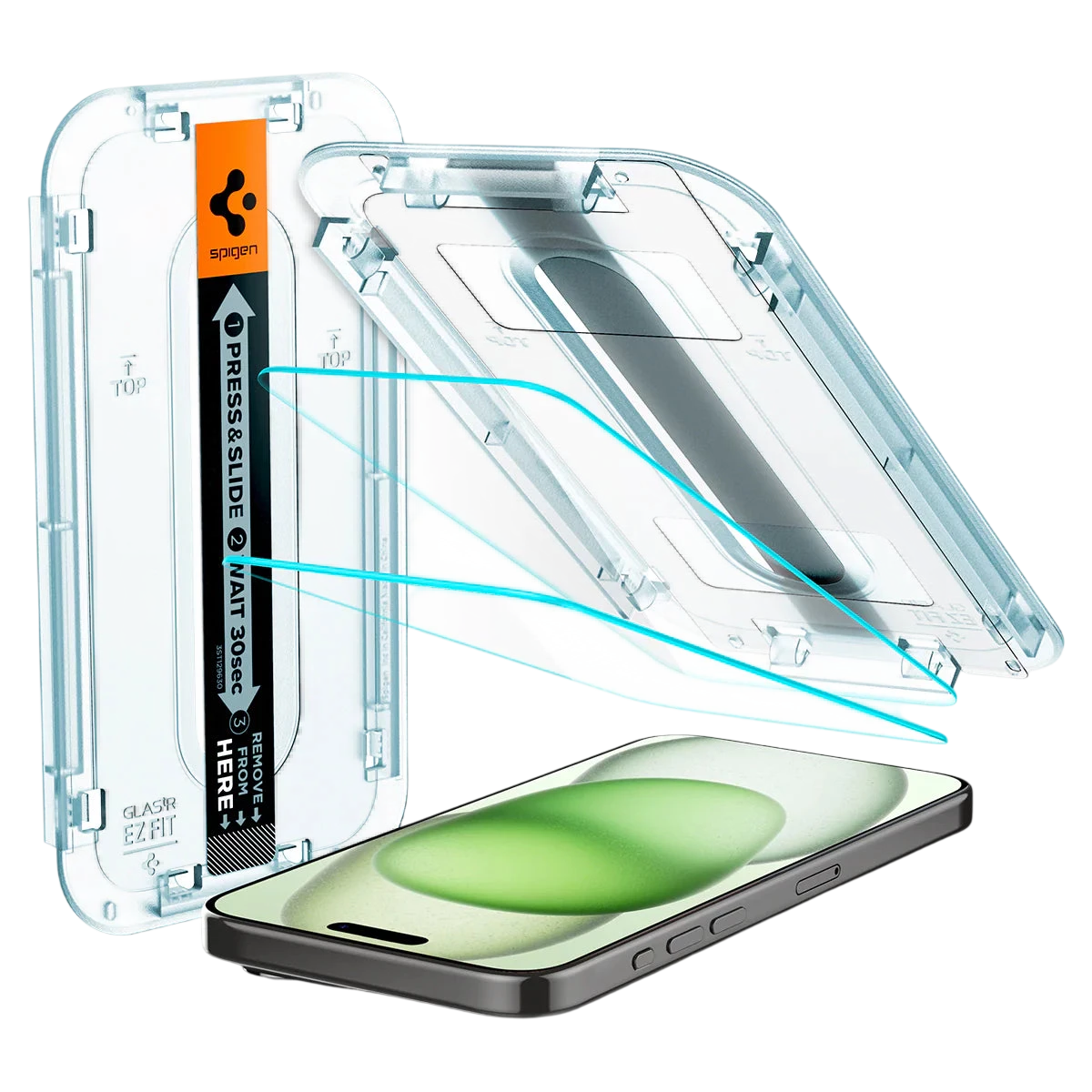 واقي شاشة سبجن آيفون 16 بلس / 15 بلس EZ FIT GLAS.tR - 1 عبوة