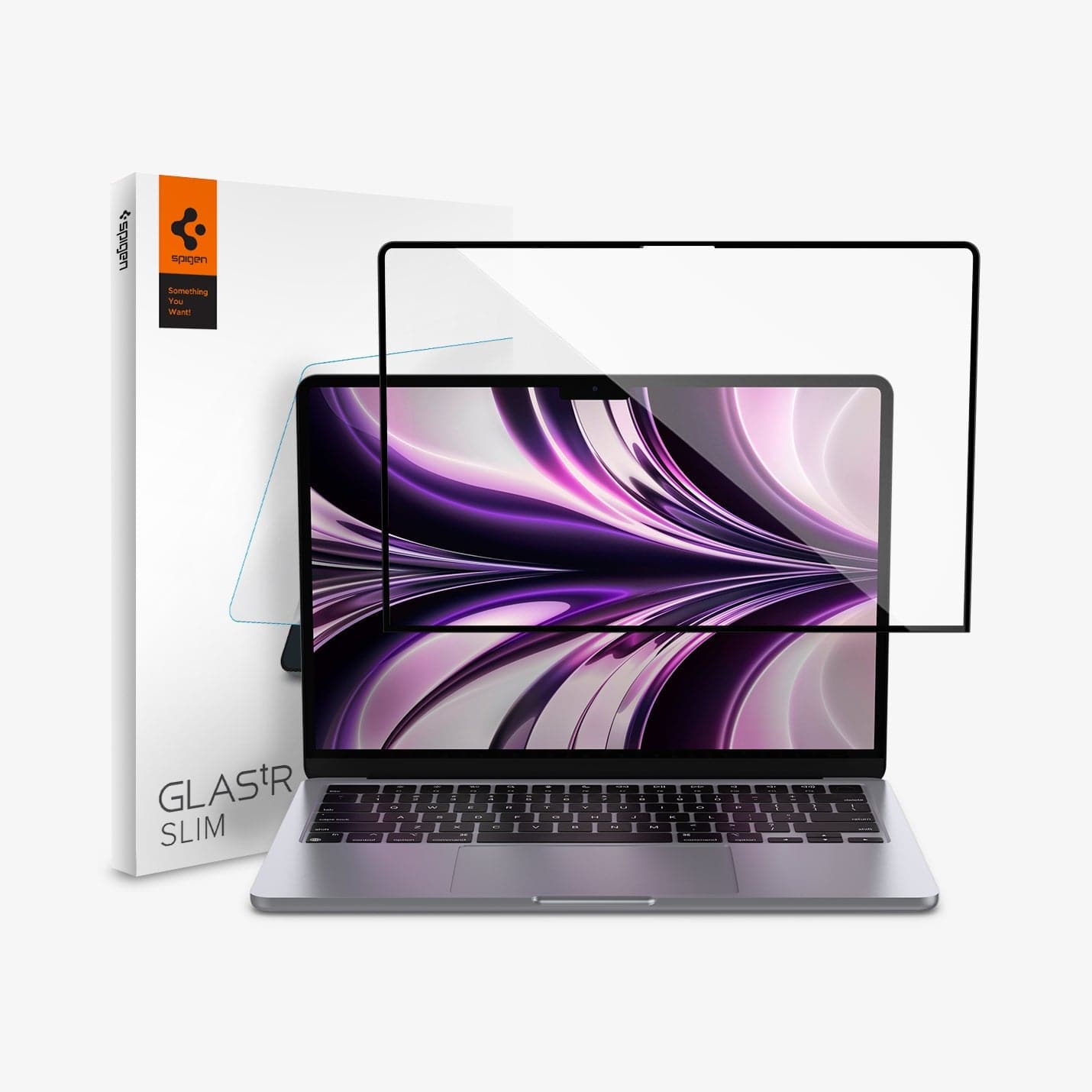 Spigen GLAS.tR SLIM Screen Protector for MacBook Air (M4 / M3 / M2)