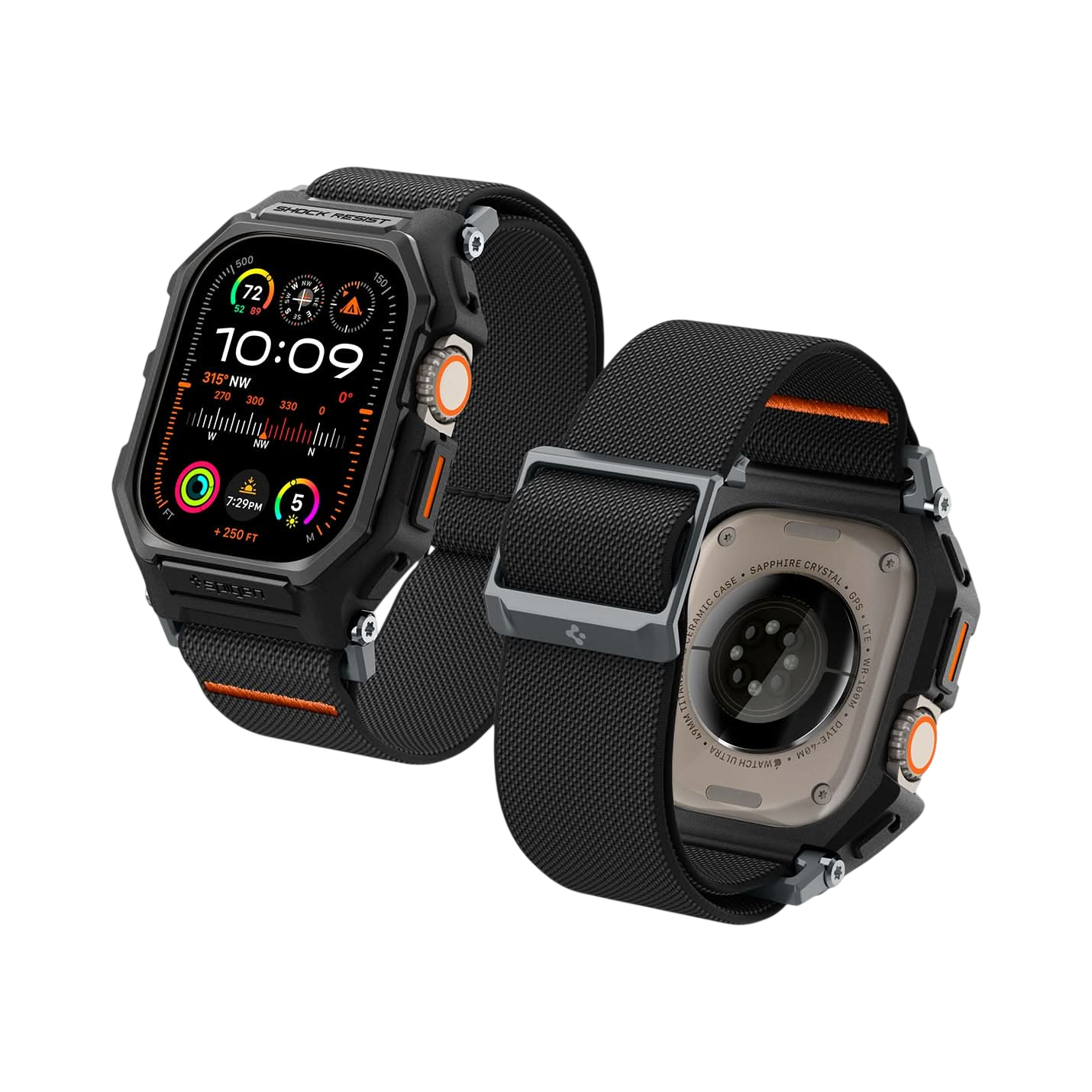 جراب ساعة Spigen Lite Fit Pro for Apple Watch Ultra 49mm Case + Band