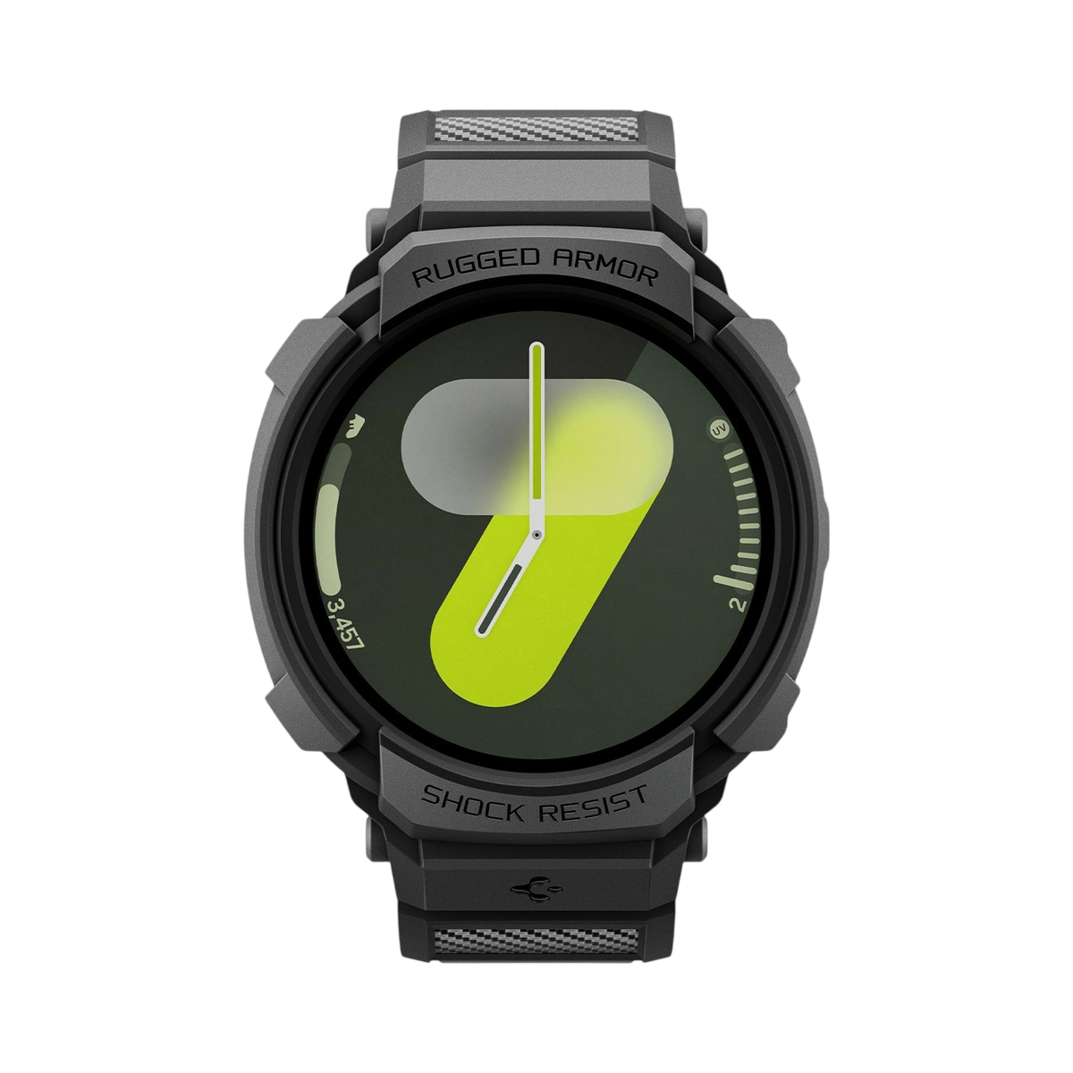 Spigen Rugged Armor Pro (Case + Band) For Samsung Galaxy Watch 8 Series 44mm