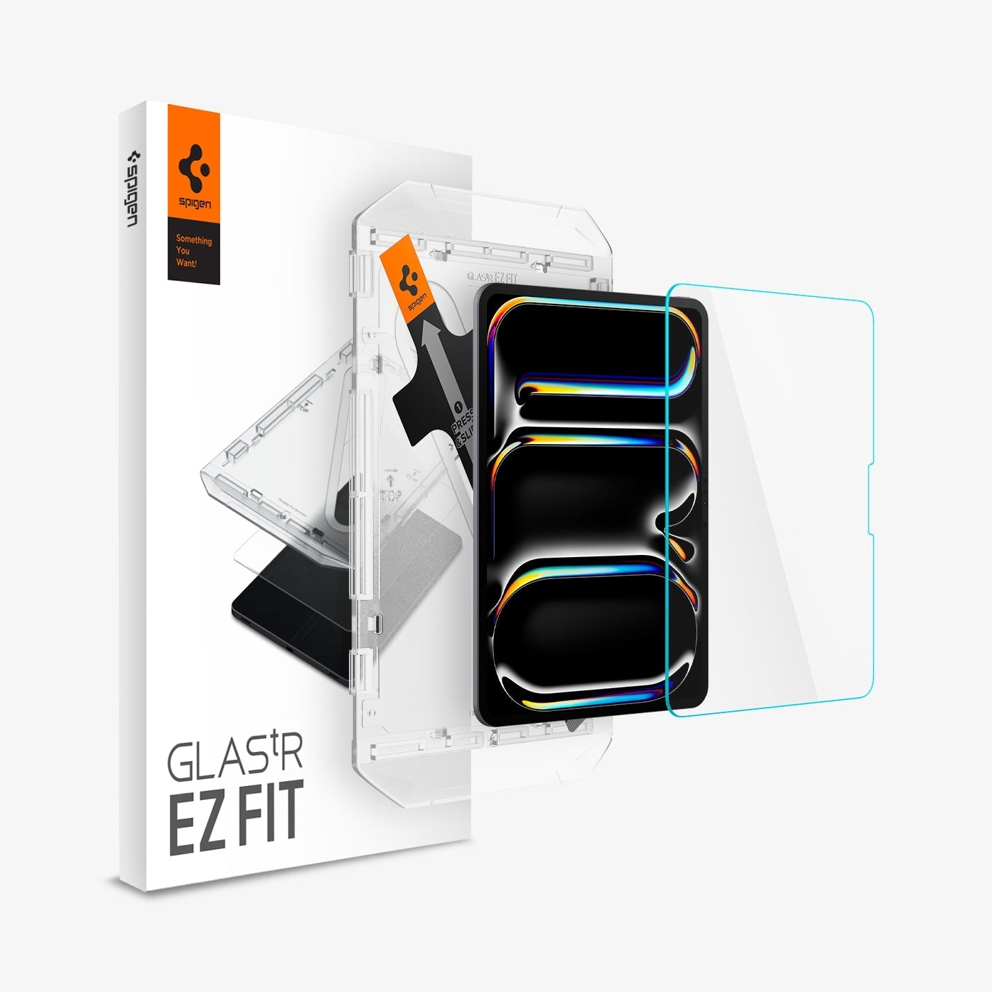 Spigen iPad Pro M4 2024 GLAS.tR EZ Fit Screen Protector