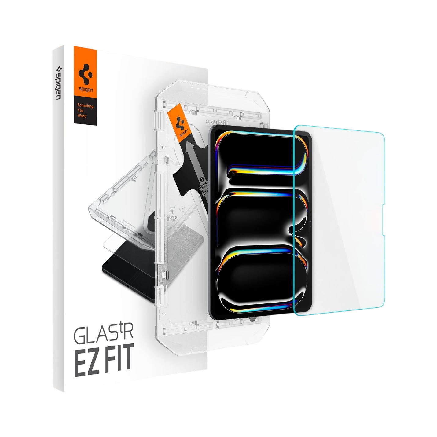 حامي شاشة Spigen iPad Pro M5 / M4 GLAS.tR EZ Fit