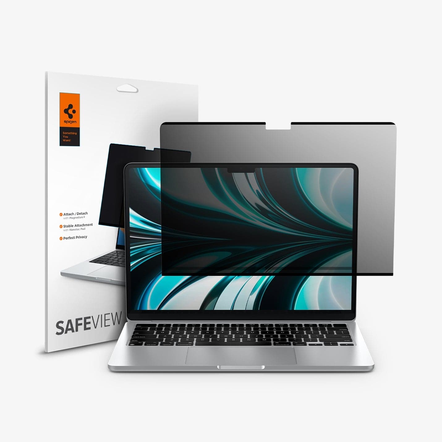 Spigen Safe View for MacBook Air (M4 / M3 / M2)