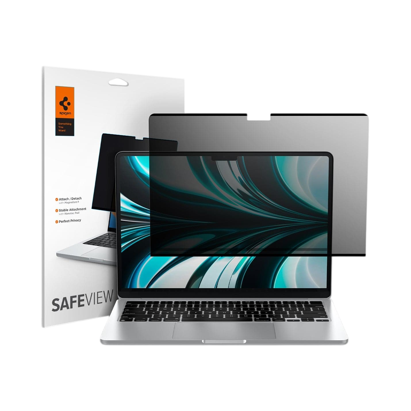 Spigen Safe View for MacBook Air (M5 / M4 / M3 / M2)