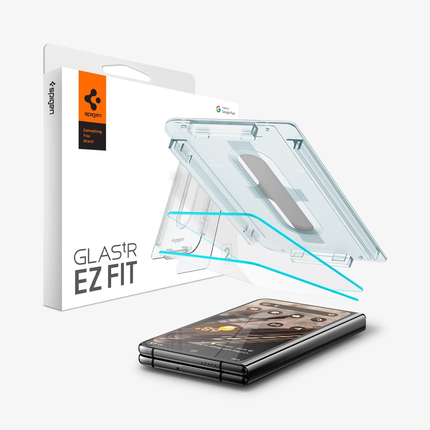 Spigen Pixel 9 Pro Fold Screen Protector - GLAS.tR EZ Fit