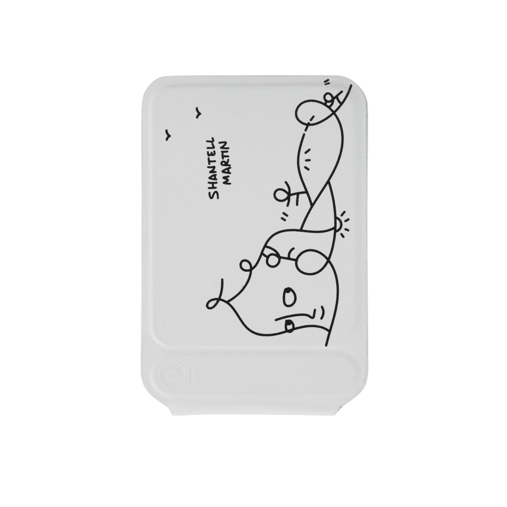 Moft Snap Phone Tripod Wallet MOVAS™ - MagSafe Compatible - MOFT x Shantell Martin #color_moft-x-shantell-martin
