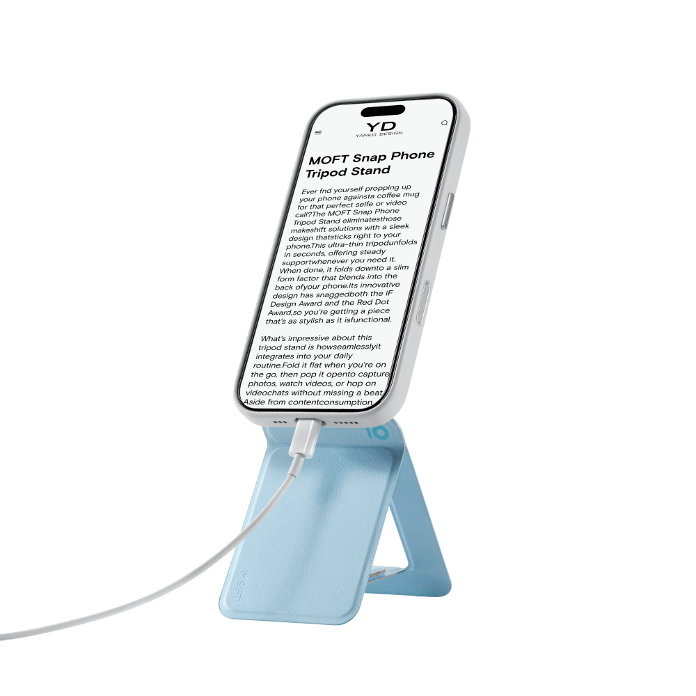 Moft Snap Phone Tripod Wallet MOVAS™ - MagSafe Compatible - Drift Blue #color_drift-blue