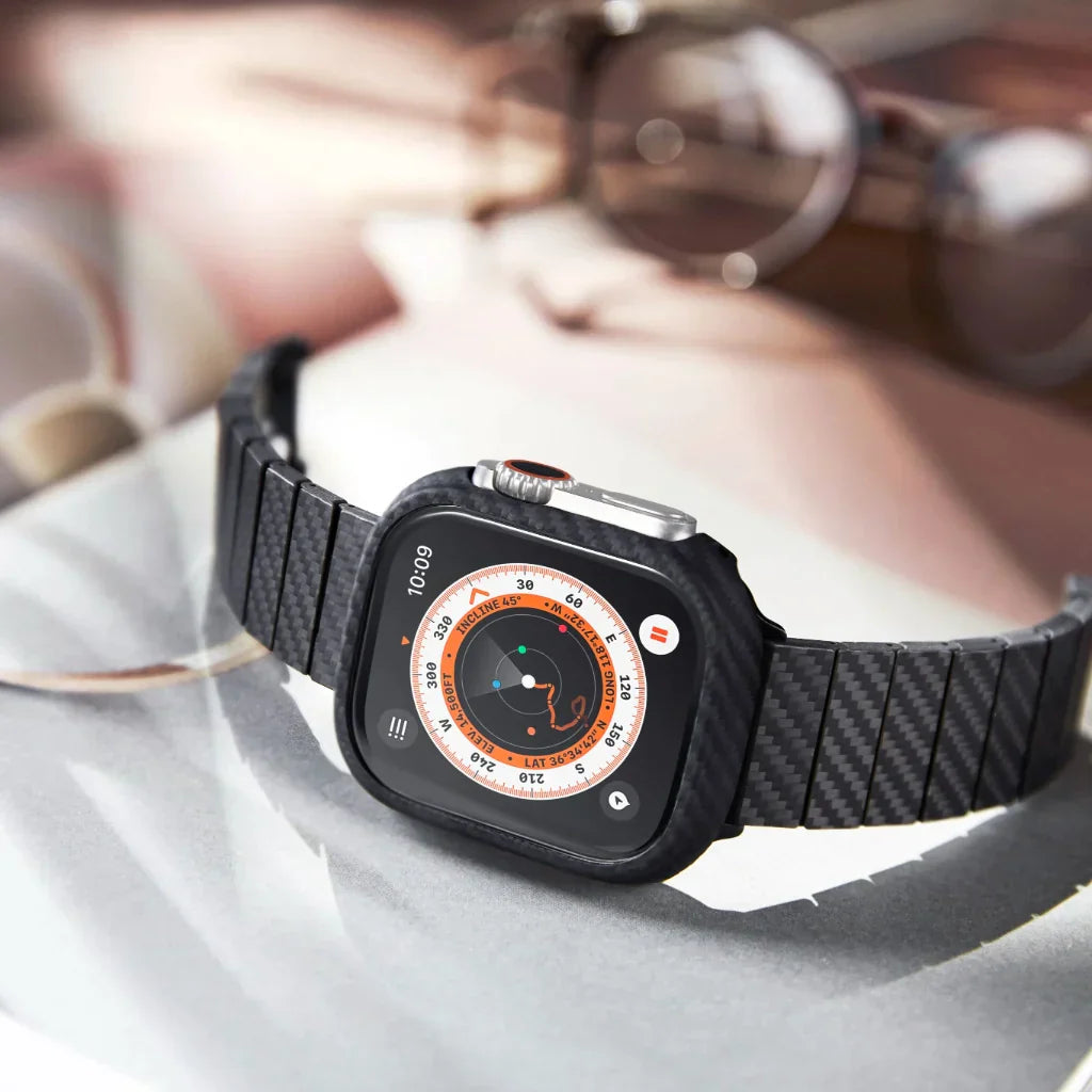 حزام ساعة من ألياف الكربون من بيتاكا لساعات آبل 49mm / 46mm / 45mm
