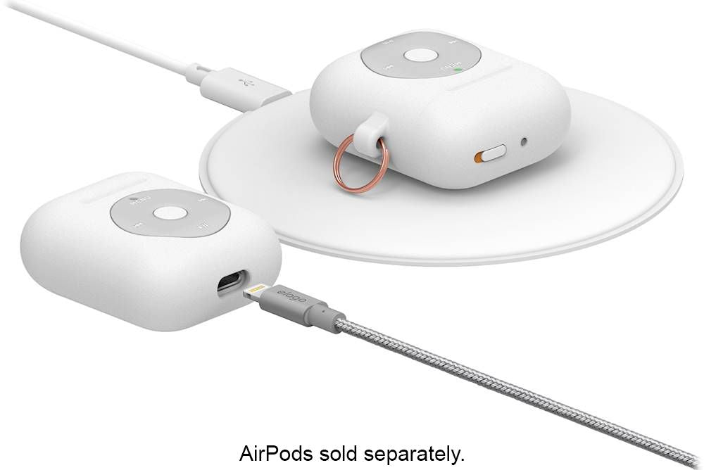 Elago - AW6 Hang Case for Apple AirPods - White