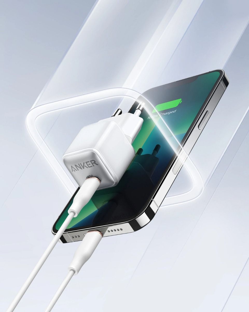 شاحن أنكر 511 USB-C نانو برو 20 واط مع ضمان رسمي لمدة 18 شهرًا