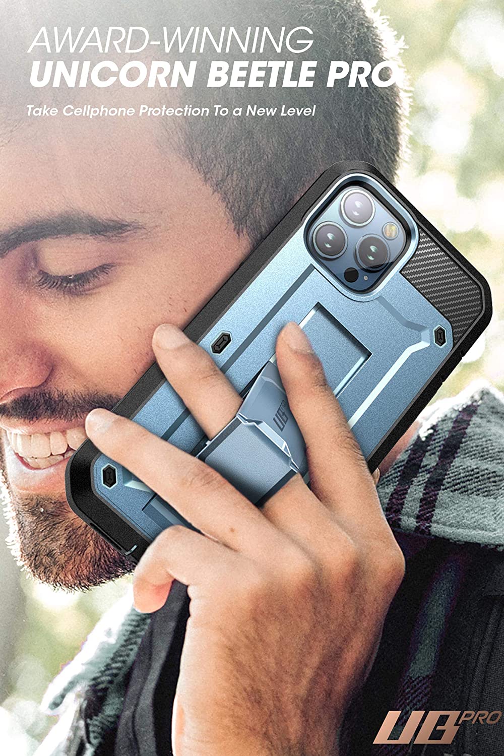 Supcase Unicorn Beetle Pro Rugged Case for iPhone 12 Pro Max - Blue