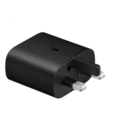 محول سامسونج 25 واط PD USB-C (3 دبابيس) - أسود